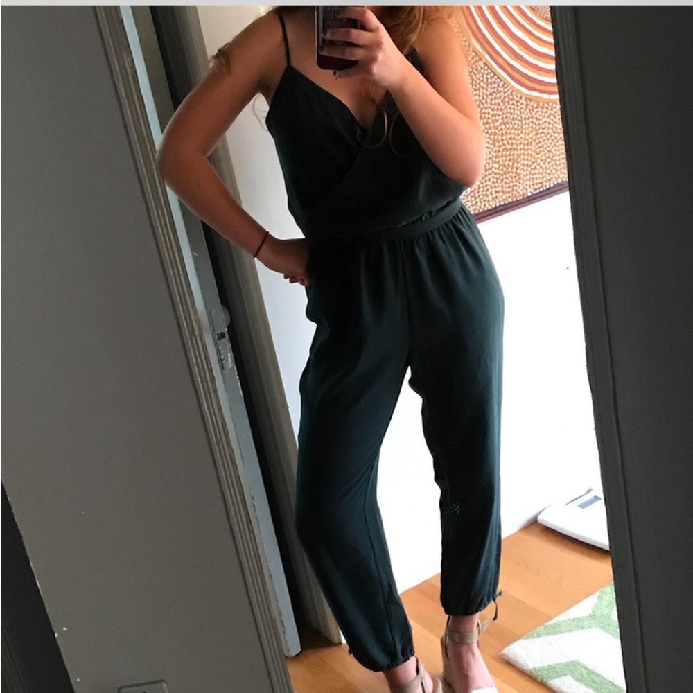 Madewell Dark Green / Teal Jumpsuit size medium